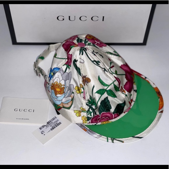 Authentic Gucci bloom blossom floral flower hat